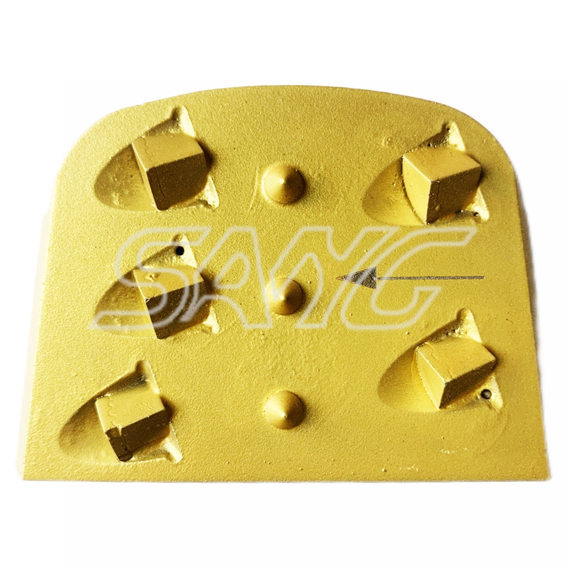 Hot Selling Oem Custom PCD Trapezoid Grinding Segments Grinding Block Diamond Grinding Disc for Concrete Floor