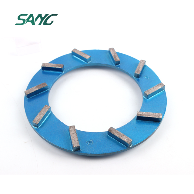 240mm Klindex Tools Diamond Grinding Plates Grinding Disc Ring Wheel with 3 Plug for Concrete Floor