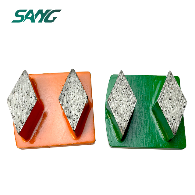 Rhombus Segments Concrete Diamond Grinding Shoes for Husqvarna Grinder