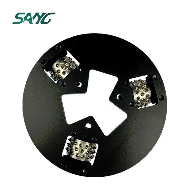 Factory Custom Wholesale Easy Changed Concrete Stone Bush Hammer Plate for HTC Grinders